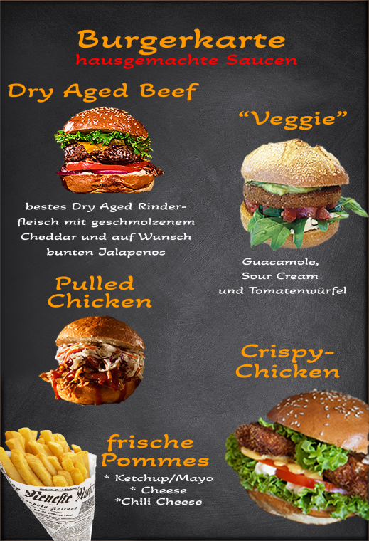 Burgerkarte La Tapita Foodtruck