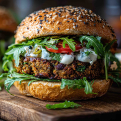 Falafel Burger Food Truck Catering