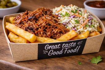 Pulled Pork Schale Foodtruck Catering Düsseldorf